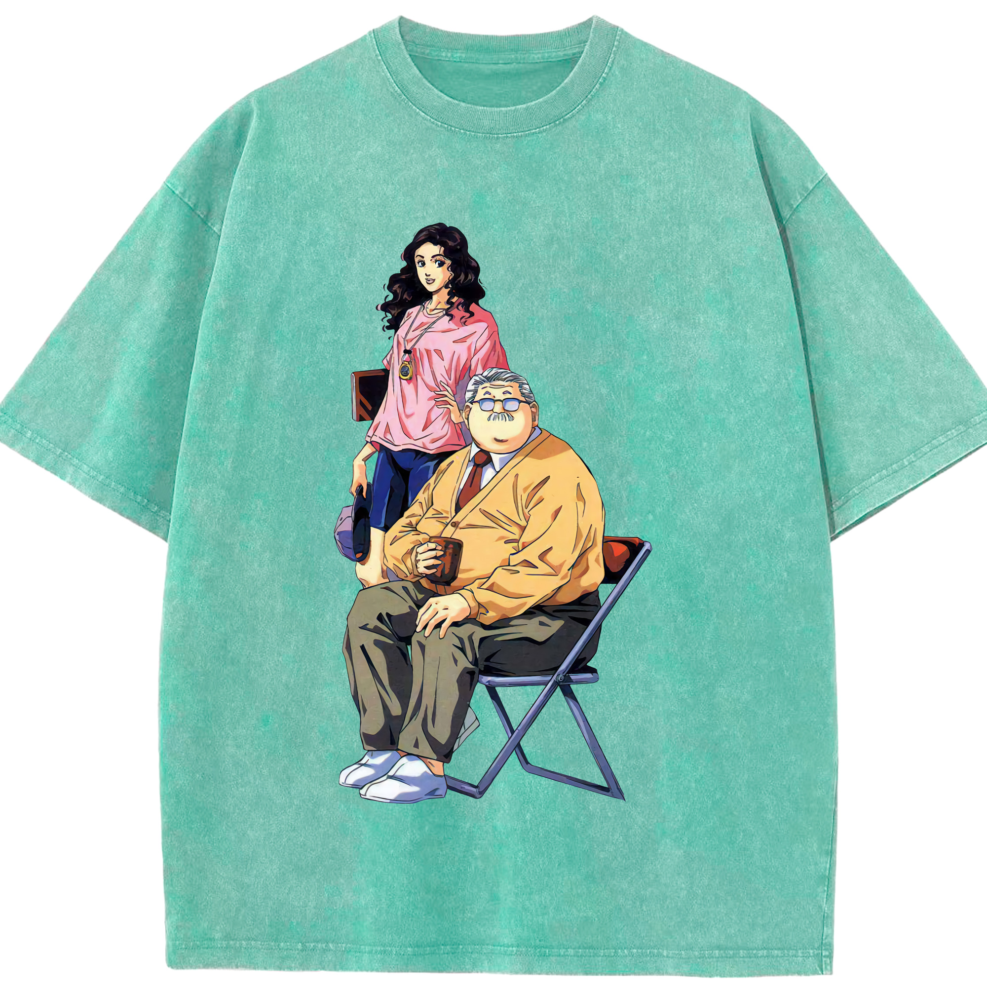 （画像用） SLAM DUNK／スラムダンク 綿100% ヴィンテージ風 半袖Tシャツ（フロントプリント）
